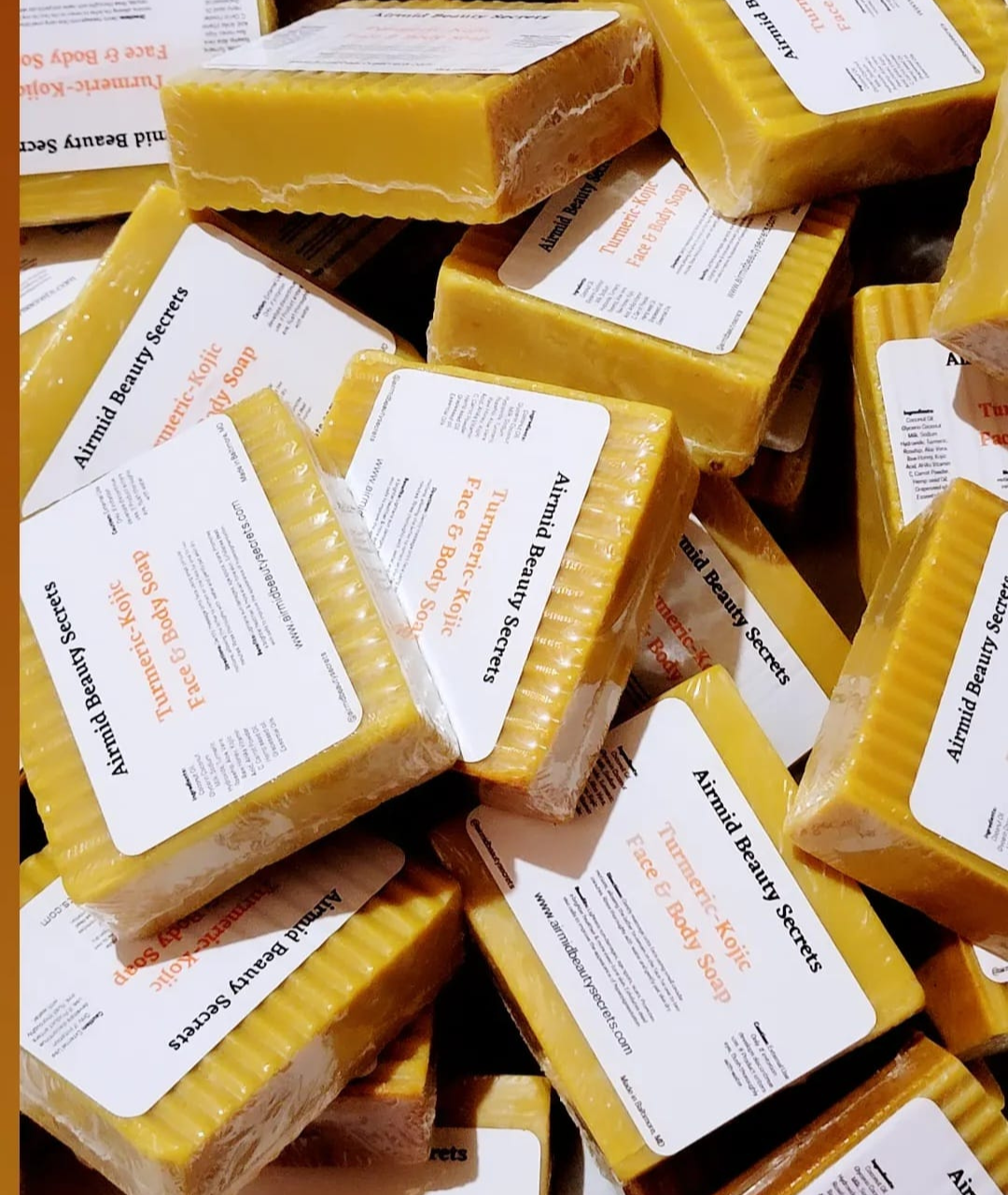 Turmeric & Kojic Brightening Face - Body Soap